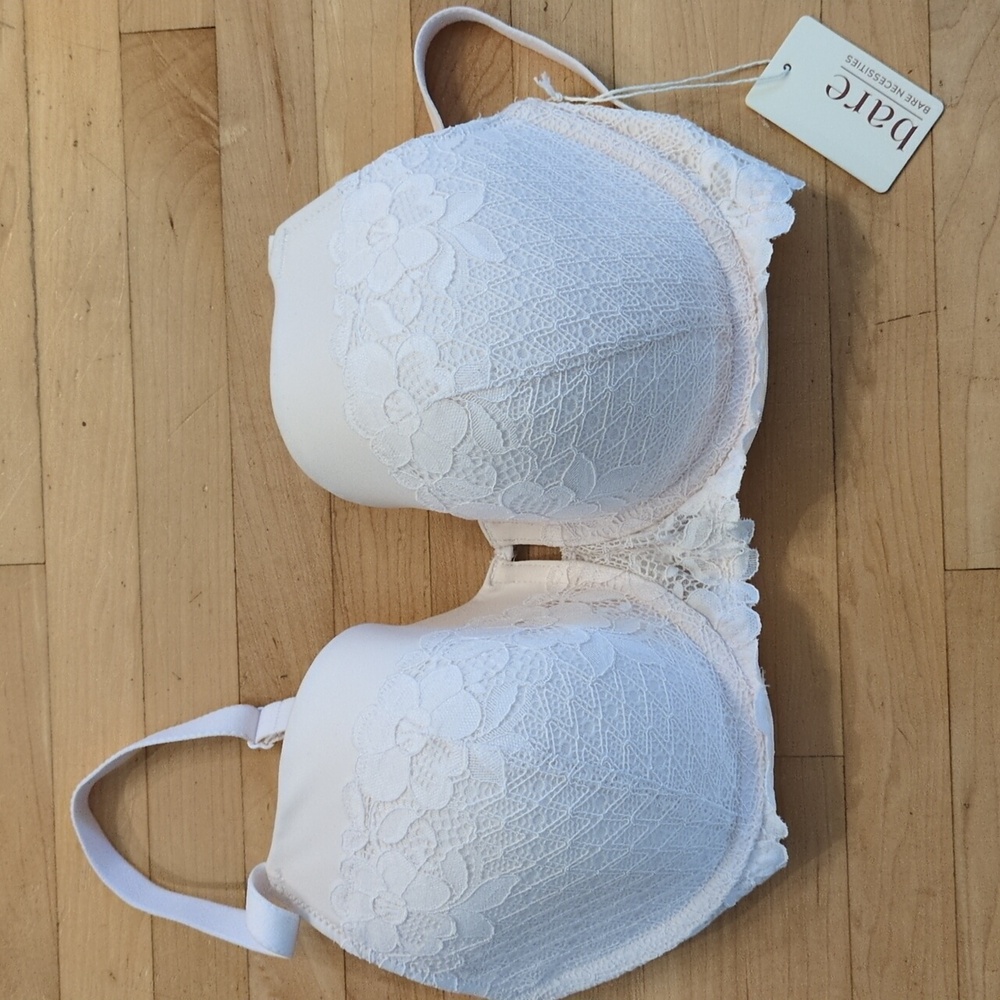 Bare T-Shirt Bra in Floral Lace 32DDD